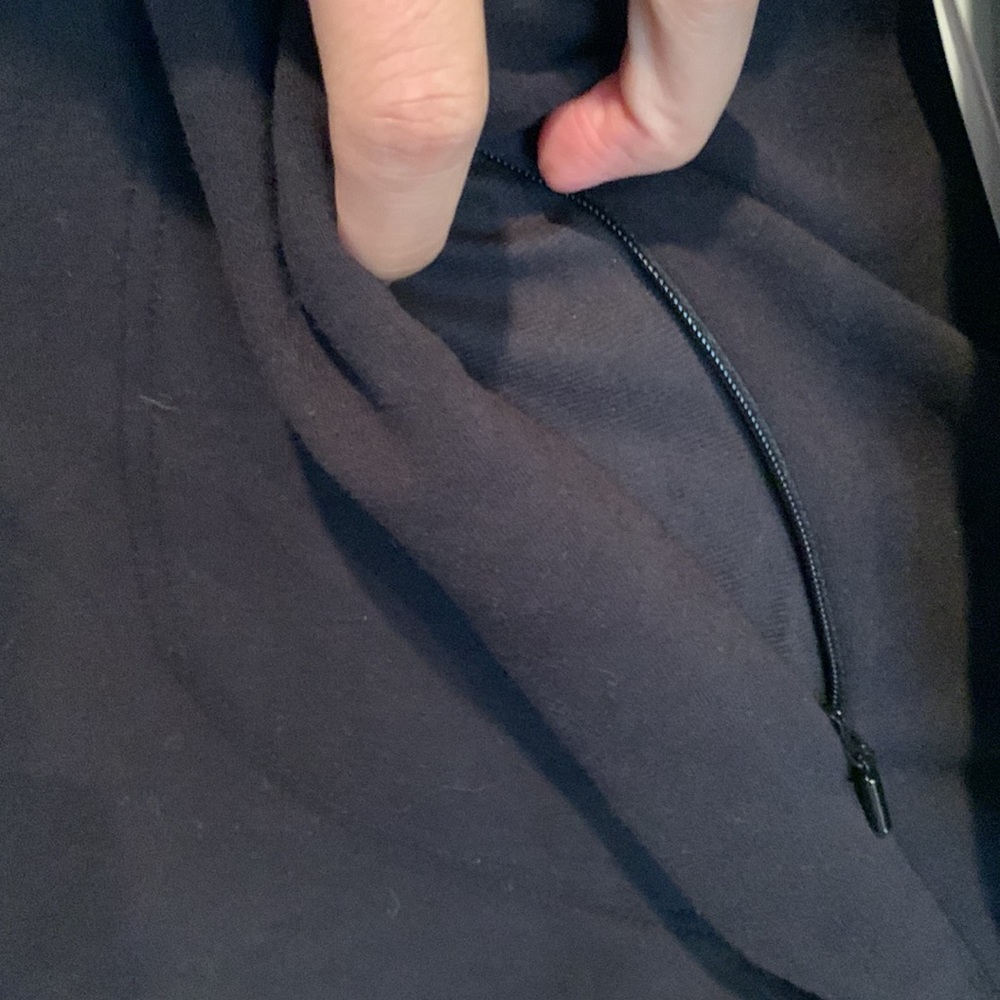 NWT Athleta Black Retroplush Tunic Hoodie - Picture 14 of 14